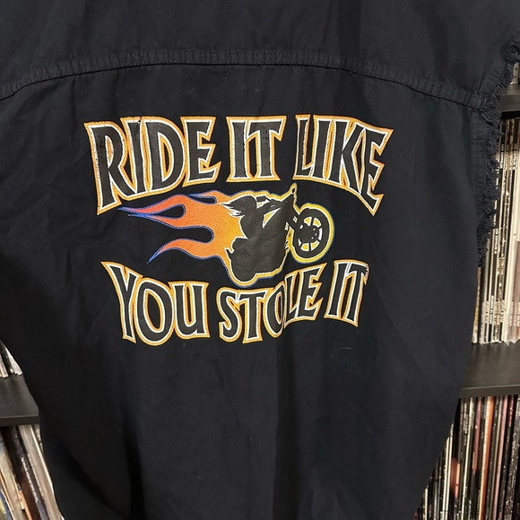Motorcycle Shirt Vest - Picture 4 of 4